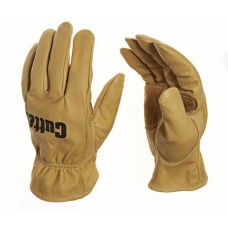 Cutter Dry Brown Goatskin gardening gloves