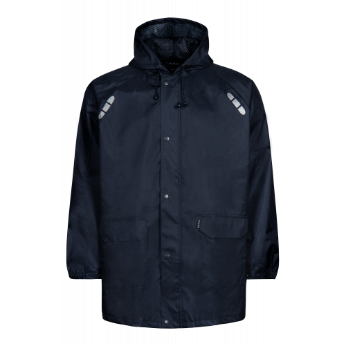 Breathable Rain Jacket in 300D Polyester with PU Coating