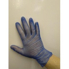 Blue Vinyl Disposable Gloves